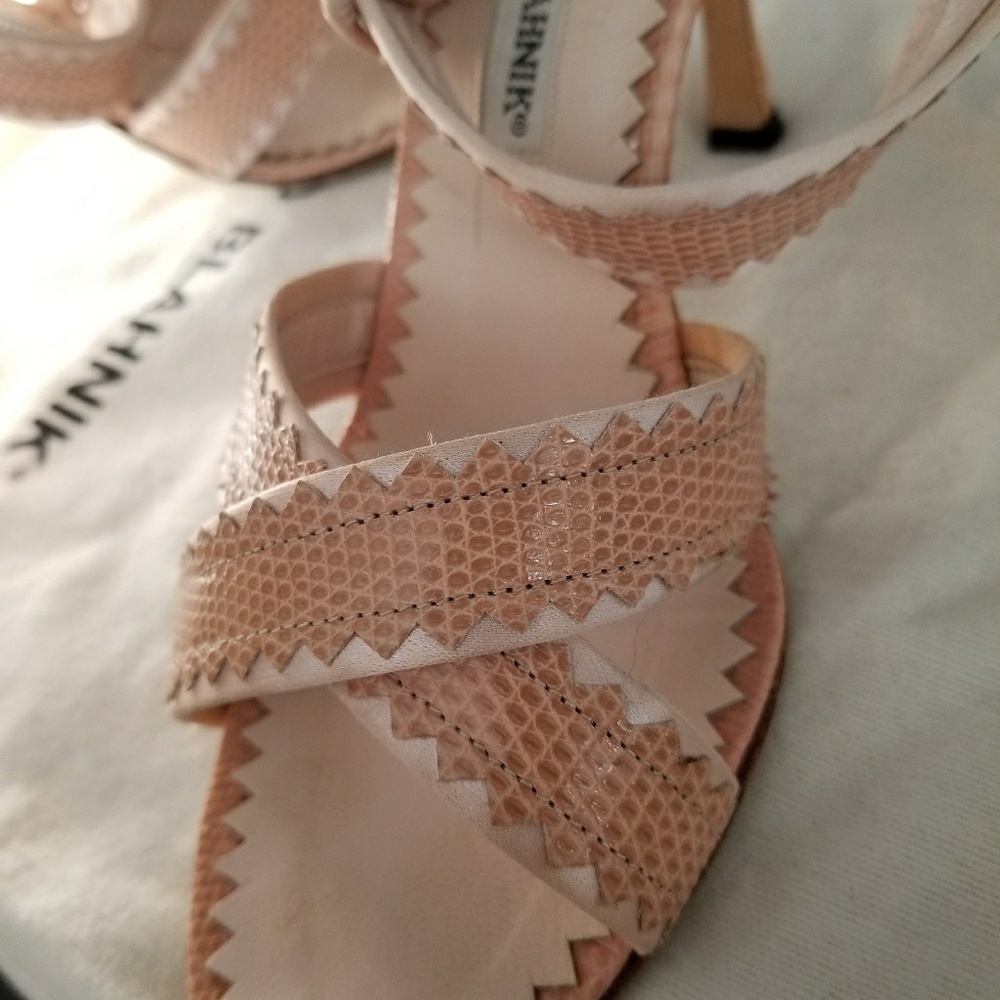 MANOLO BLAHNIK  Ankle Strap Shoes - Picture 5 of 5